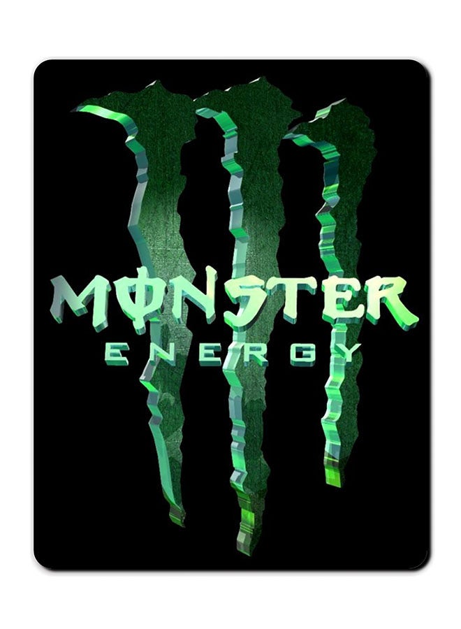 Theodor Monster Energy Smooth Surface Printed Non-Slip Mousepad Green/Black - Image 1