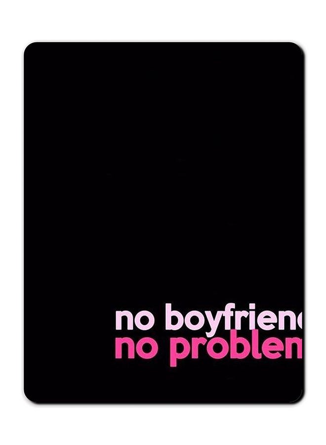 Theodor Smooth Surface Printed Anti-Slip Mousepad Black - Image 1