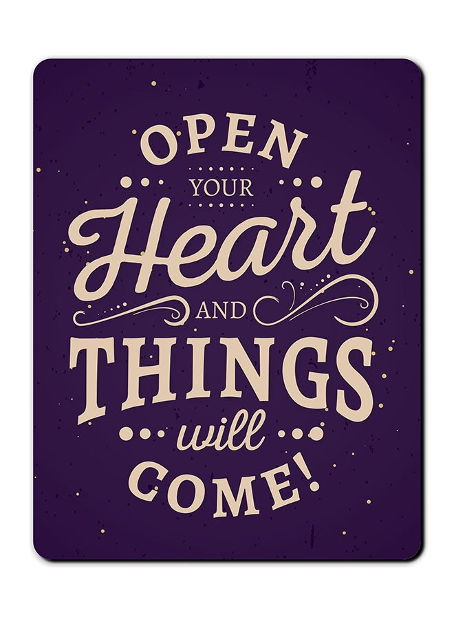 Theodor Smooth Surface Printed Anti Slip Mousepad Multicolour