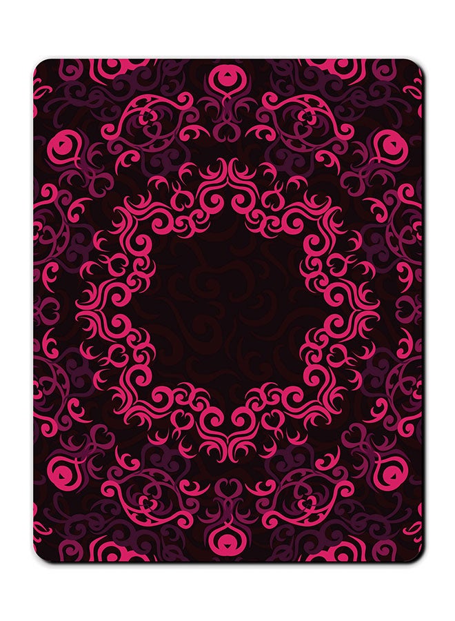 Theodor Smooth Surface Printed Anti Slip Mousepad Pink/Black