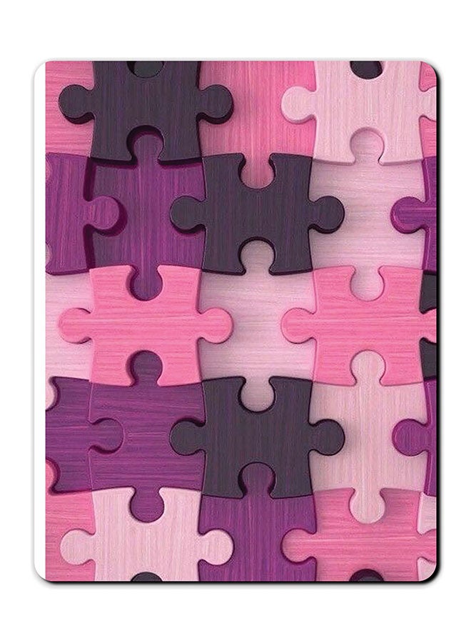 Theodor Puzzle Printed Anti Slip Mousepad Multicolour