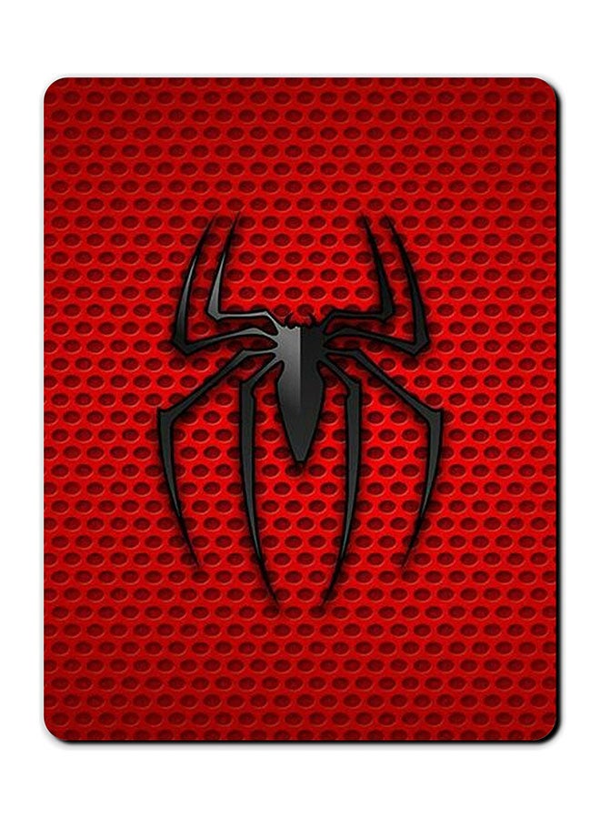 Theodor Spiderman Logo Printed Anti Slip Mousepad Multicolour