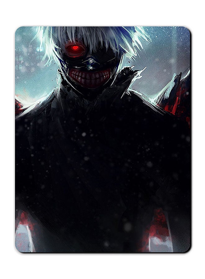 ثيودور "لوحة ماوس مضادة للانزلاق مطبوعة برسمة شخص مخيف متعدد الألوان - Image 1