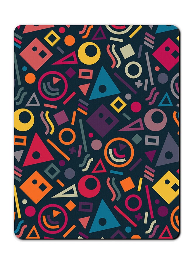 Theodor Shape Doodles Printed Anti-Slip Mousepad Multicolour - Image 1
