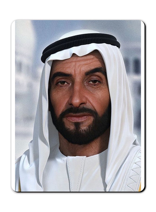 Theodor Sheikh Zayed Printed Anti-Slip Mousepad Multicolour - Image 1