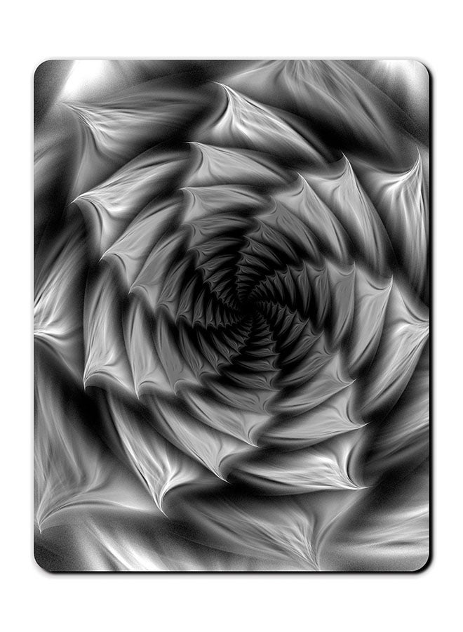 ثيودور لوحة ماوس مضادّة للإنزلاق بتصميم نسيجي مطبوع رمادي/أسود - Image 1