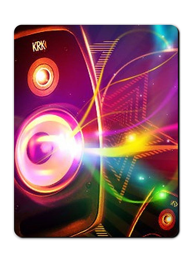 Theodor Speaker DJ Printed Anti-Slip Mousepad Multicolour - Image 1