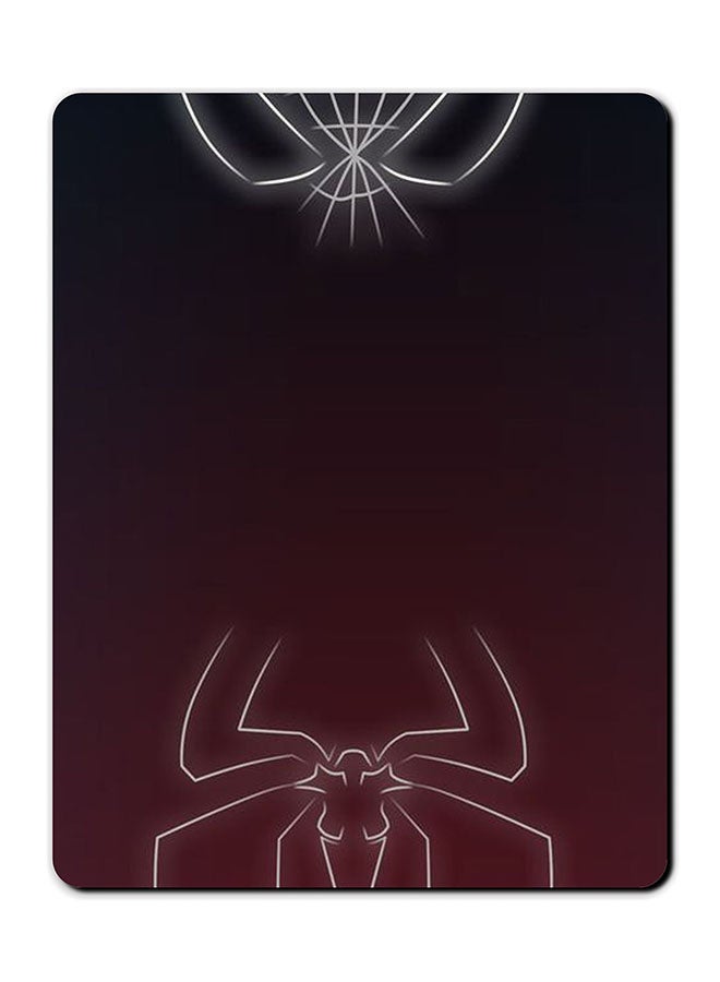 Theodor Spider Eyes Printed Anti-Slip Mousepad Black/Pink/White - Image 1