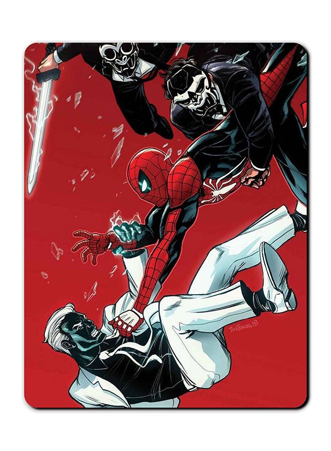 ثيودور لوحة ماوس مانعة للانزلاق بتصميم ناعم وطبعة سبايدرمان متعدد الألوان - Image 1