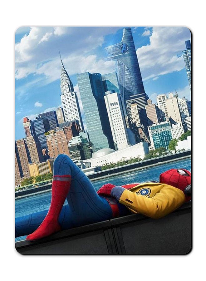 Theodor Spiderman In Jacket Printed Smooth Anti-Slip Mousepad Multicolour  - Image 1