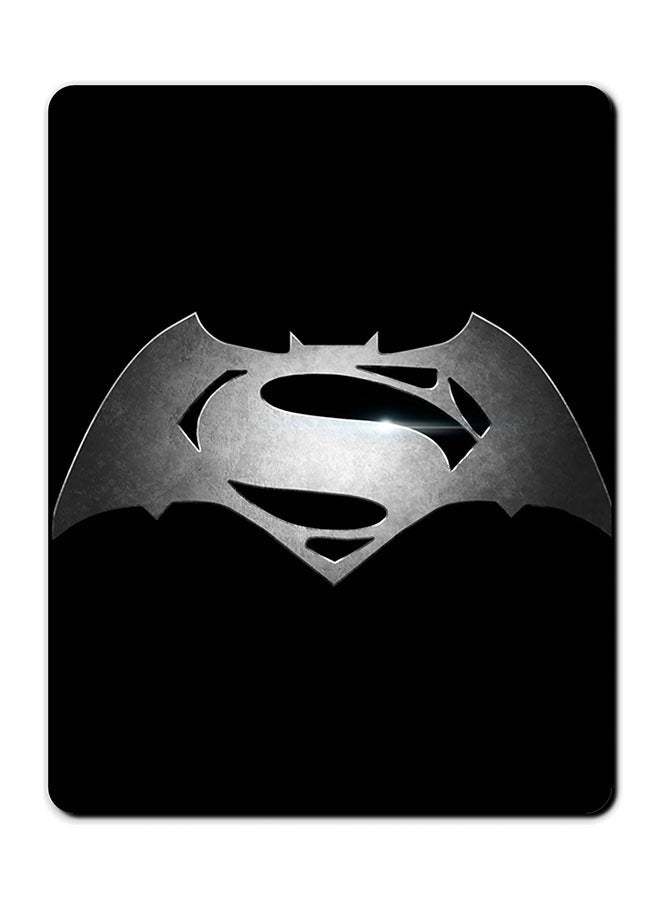 ثيودور لوحة ماوس ناعمة مضادة للانزلاق مزينة بطبعة خفاش من الفولاذ . أسود/ رمادي - Image 1