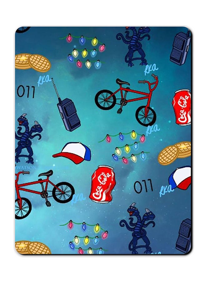 Theodor Stranger Things Theme Printed Smooth Anti-Slip Mousepad Multicolour - Image 1