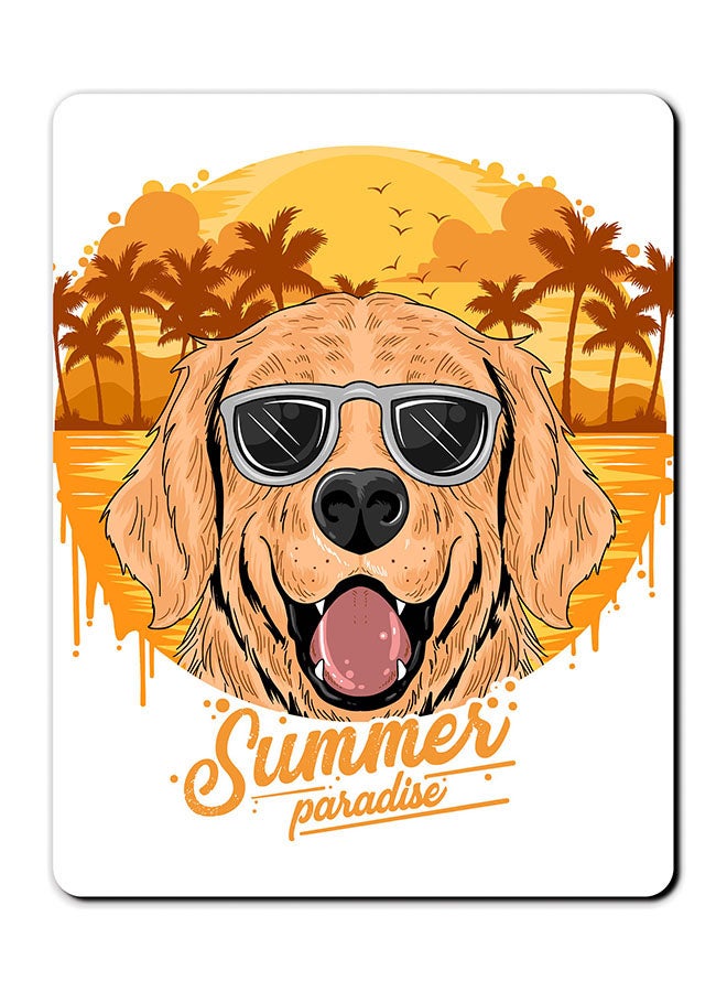 Theodor Summer Paradise Printed Anti-Slip Mousepad Multicolour - Image 1