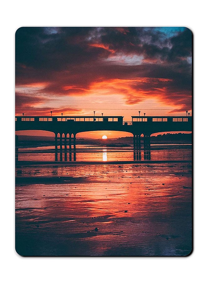 Theodor Sunset Printed Anti-Slip Mousepad Multicolour - Image 1