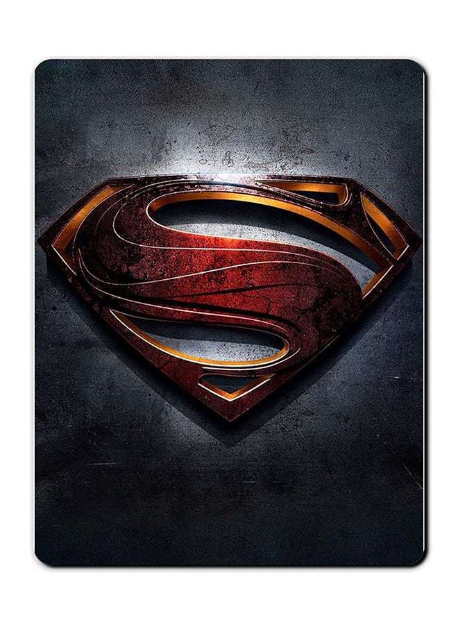 Theodor Superman Printed Anti-Slip Mousepad Grey/Yellow/Red - Image 1