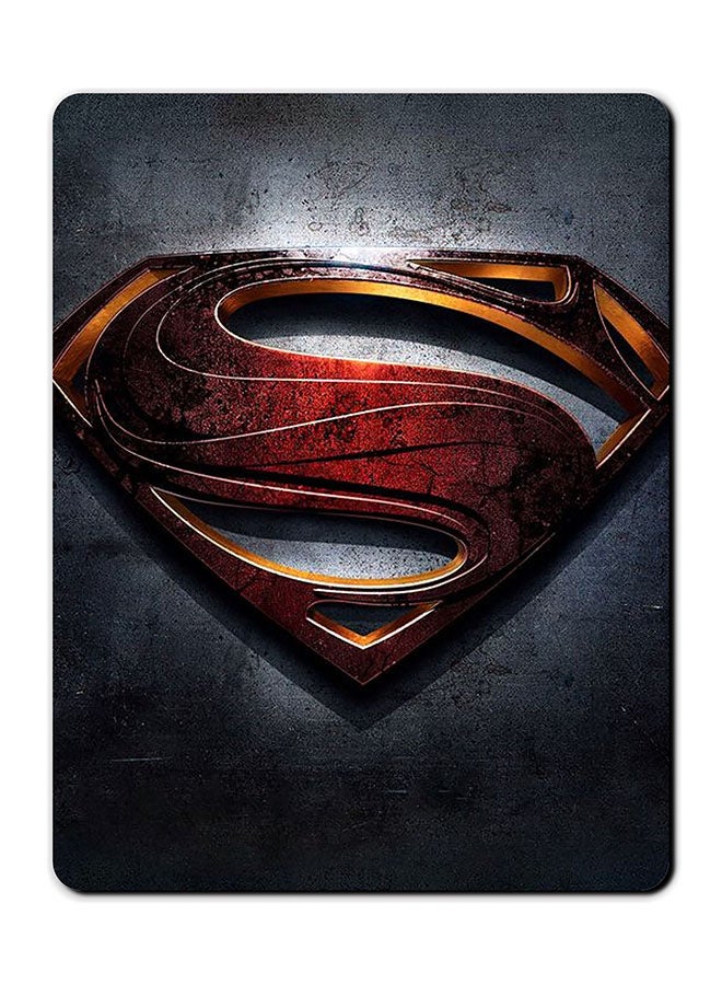 Theodor Superman DC Printed Anti-Slip Mousepad Grey/Yellow/Red - Image 1