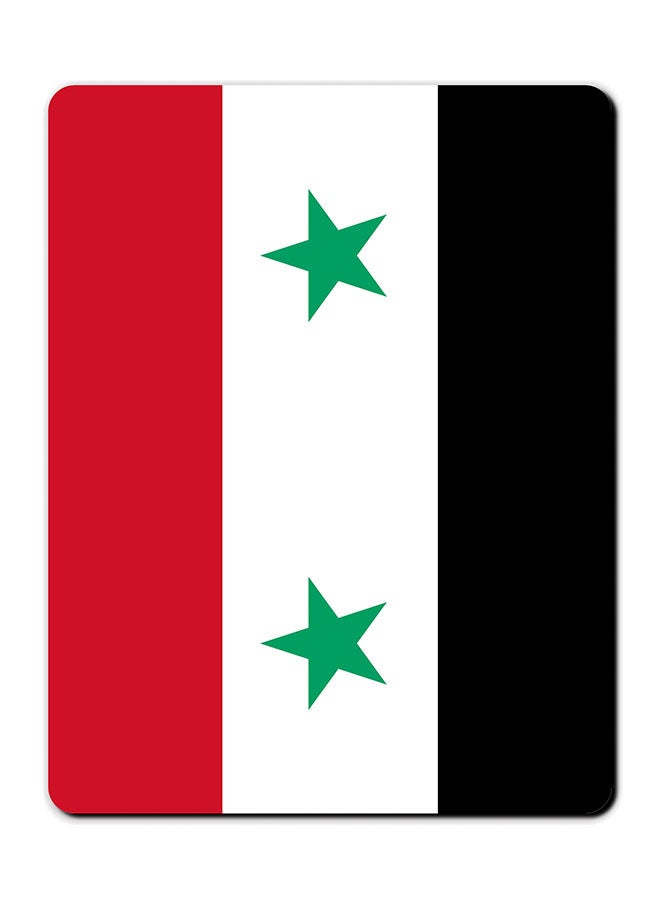 Theodor Syria Flag Printed Anti-Slip Mousepad Multicolour - Image 1