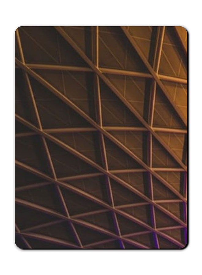 ثيودور لوحة ماوس بطبعة، ضد الانزلاق بني - Image 1