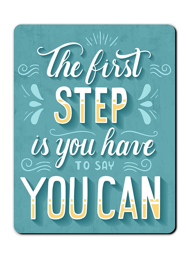Theodor The First Step Smooth Surface Printed Non-Slip Mousepad Multicolour - Image 1