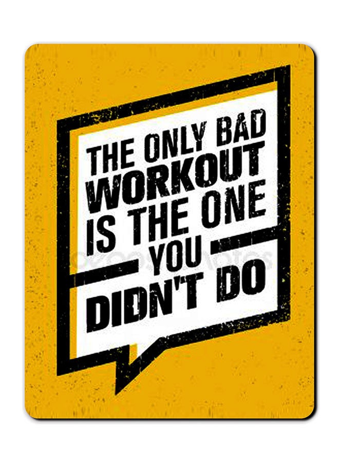 Theodor Smooth Surface Printed Anti-Slip Mousepad Orange/White - Image 1