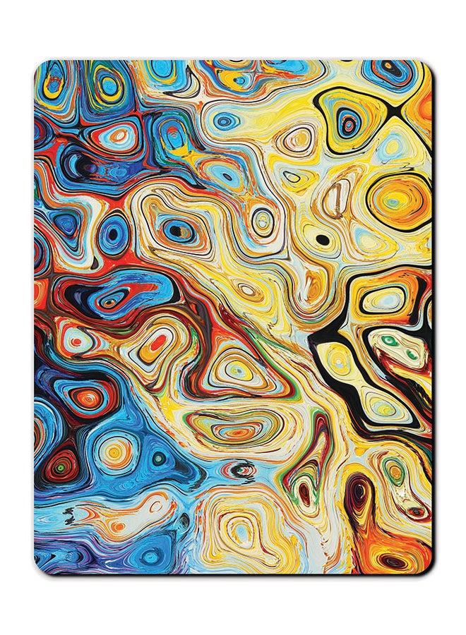 Theodor Smooth Surface Printed Anti Slip Mousepad Multicolour