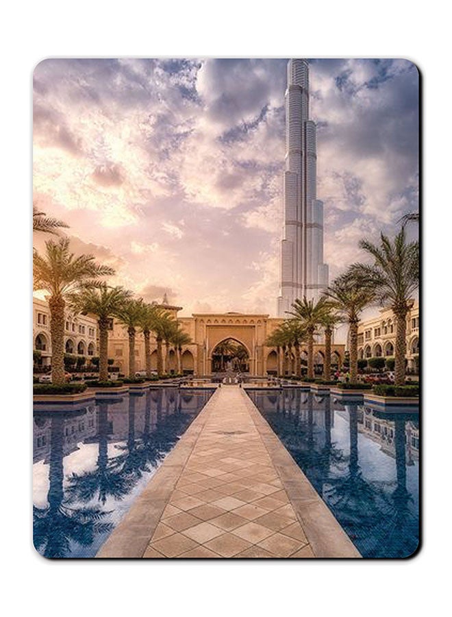 Theodor Burj Khalifa Printed Smooth Anti-Slip Mousepad Multicolour - Image 1
