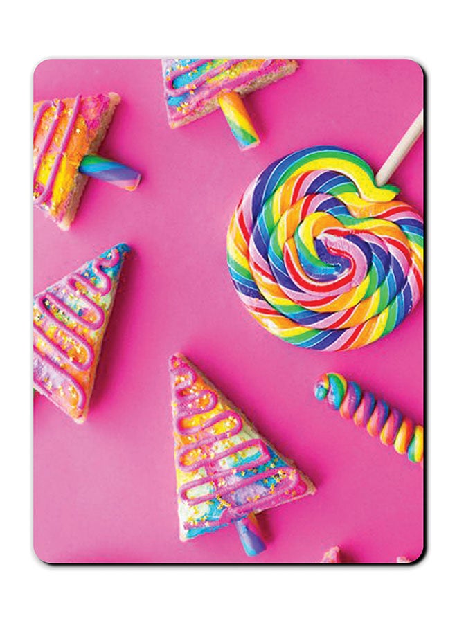 Theodor Candies Printed Smooth Anti-Slip Mousepad Multicolour - Image 1