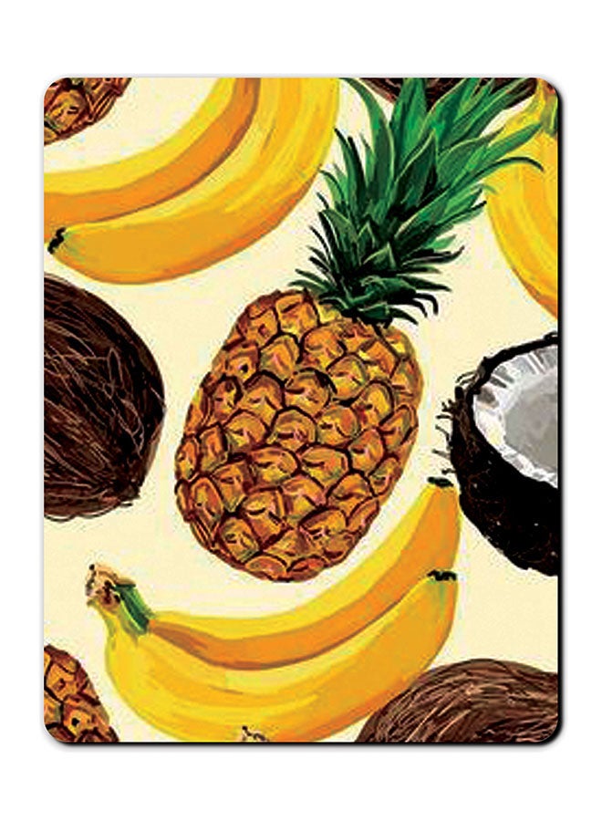 Theodor Fruits Printed Smooth Anti-Slip Mousepad Multicolour - Image 1