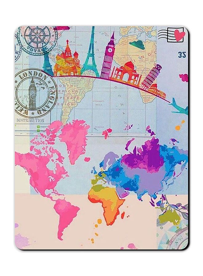 Theodor Travel Printed Anti-Slip Mousepad Multicolour - Image 1