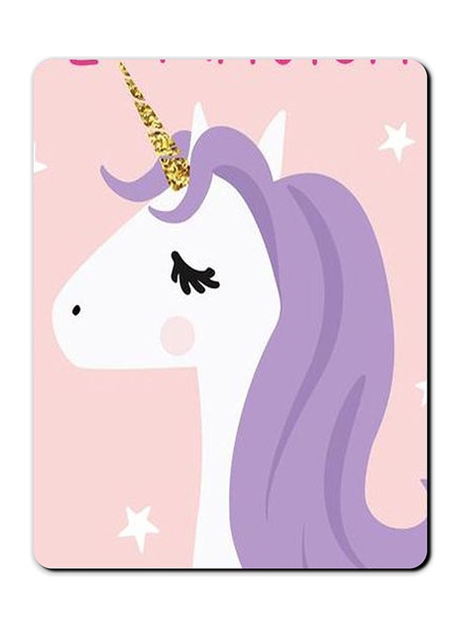 Theodor Unicorn Printed Anti-Slip Mousepad Multicolour - Image 1