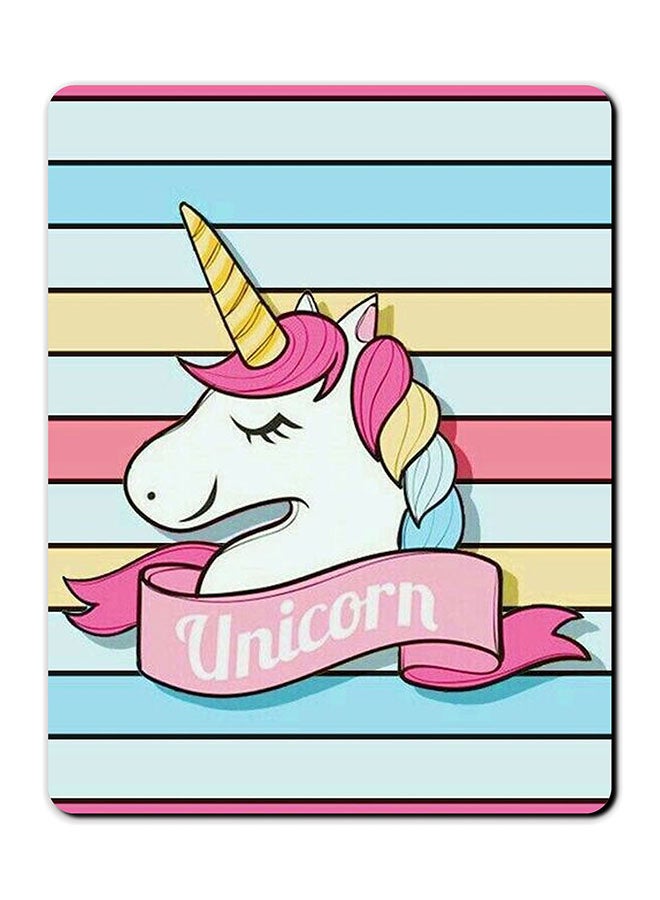Theodor Unicorn Printed Anti-Slip Mousepad Multicolour - Image 1