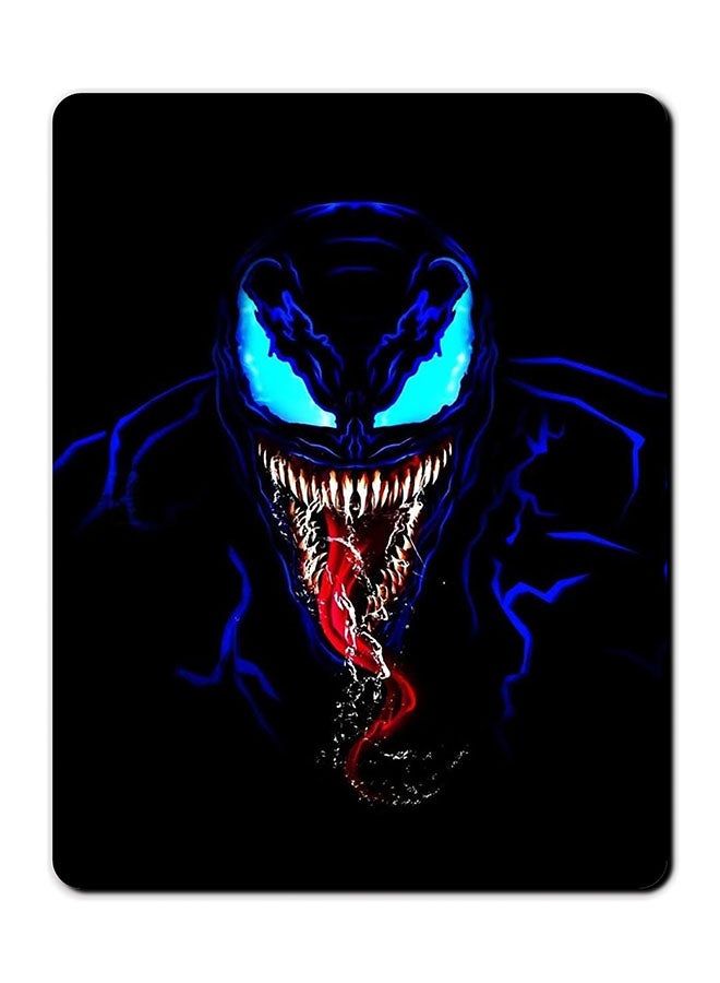 Theodor Venom Printed Anti-Slip Mousepad Black/Blue/Red - Image 1