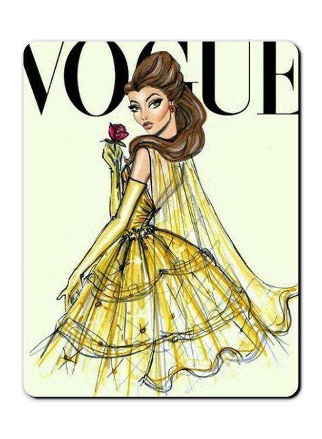 Theodor Vogue Printed Anti-Slip Mousepad Multicolour - Image 1