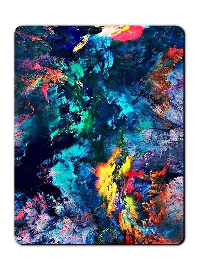 Theodor Watercolour Printed Anti-Slip Mouse Pad Multicolour - Image 1