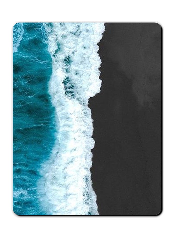 ثيودور لوحة ماوس مضادة للانزلاق بطبعة البحر متعدد الألوان - Image 1