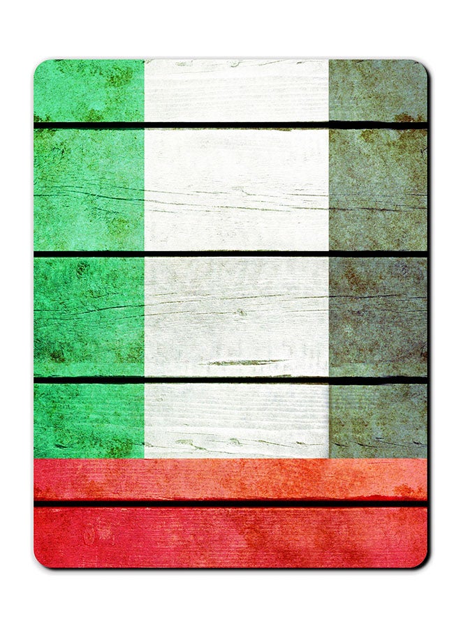 Theodor Wood Plank Printed Anti-Slip Mousepad Multicolour - Image 1