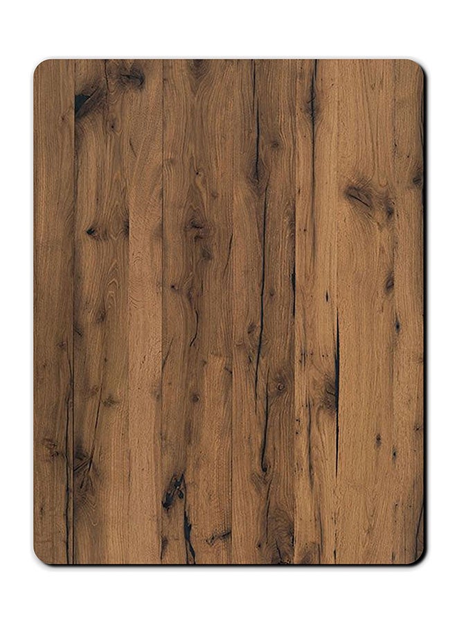 ثيودور لوحة ماوس مضادة للانزلاق بتصميم خشبي كلاسيكي بني/أسود - Image 1