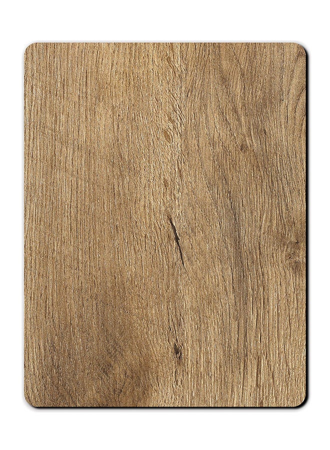 Theodor Wood Printed Anti-Slip Mousepad Brown - Image 1