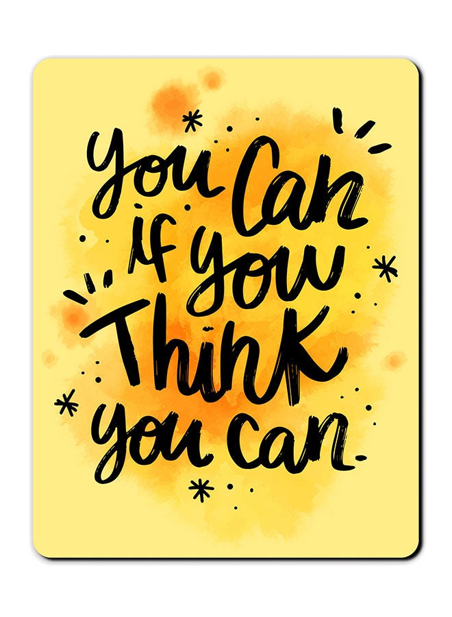 Theodor You Can Quote Printed Anti-Slip Mousepad Multicolour - Image 1