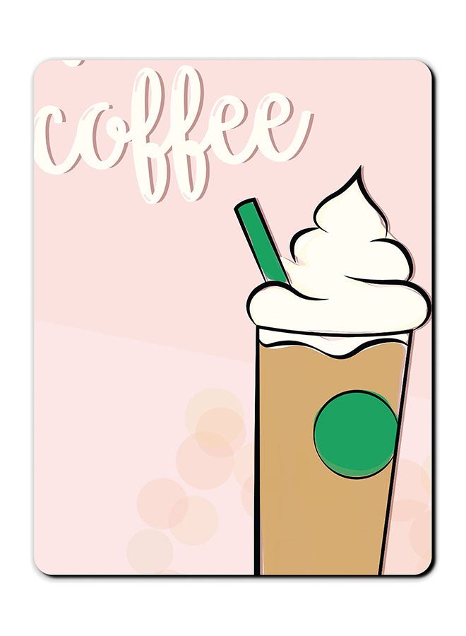 Theodor Coffee Printed Anti-Slip Mousepad Multicolour - Image 1