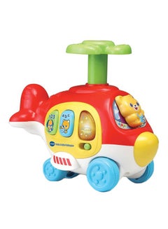 vtech Push And Spin Helicopter, Press And Go, Red/Yellow/Green, VT80-513903 12.1x22.3x22cm  - Image 1