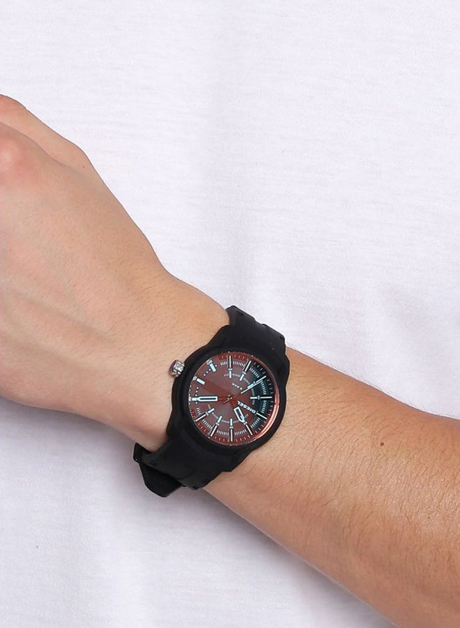 DIESEL - Men's Water Resistant Rubber analog Watch DZ1819 - Image 1