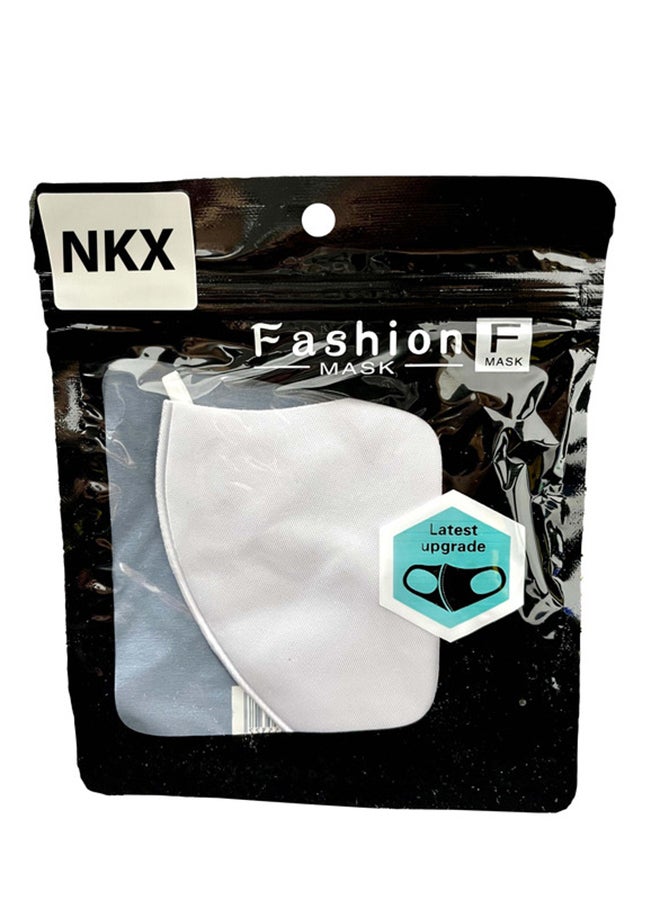 NKX - 5-Pieces Reusable Particulate Washable Face Mask White - Image 1