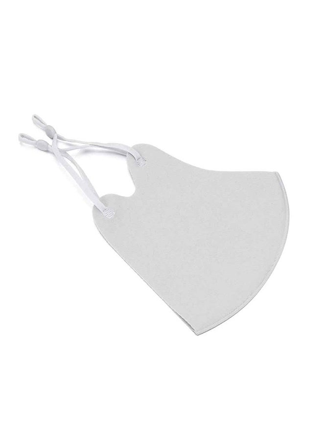NKX - 5-Pieces Reusable Particulate Washable Face Mask White - Image 1