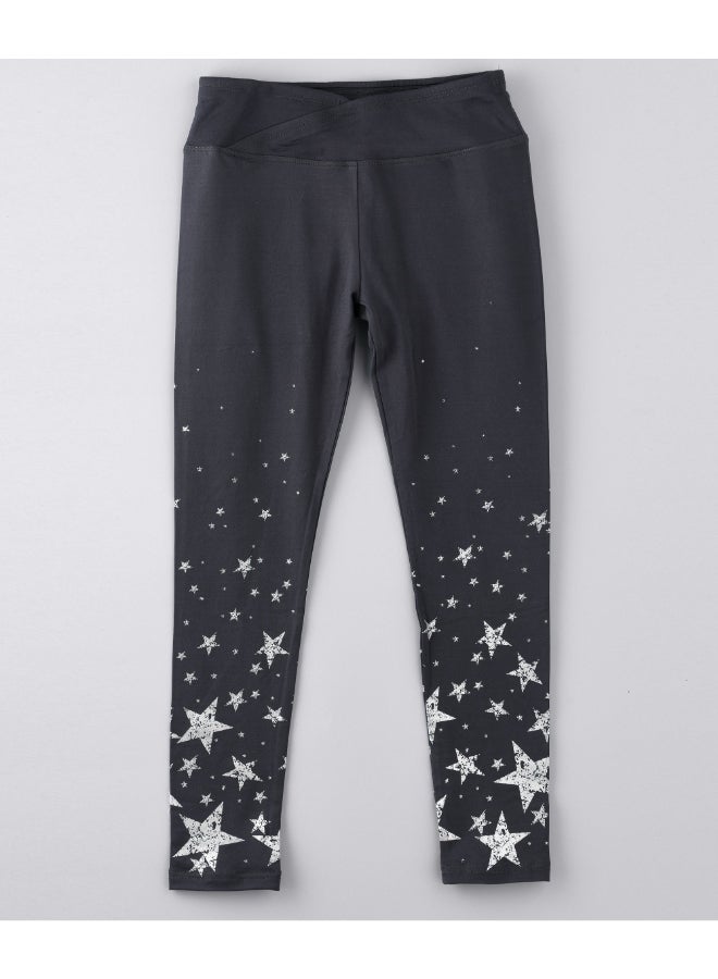 Jelliene Fashion Printed Leggings Black/White - Image 1