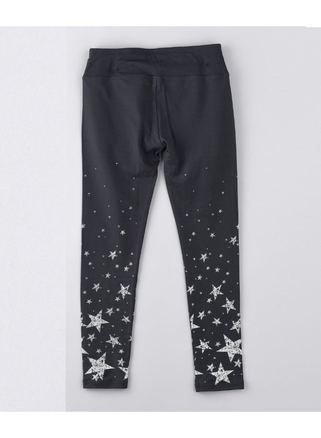 Jelliene Fashion Printed Leggings Black/White - Image 2