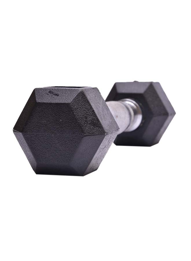 BODY SCULPTURE 2-Piece Hex Rubber Dumbbell 2x10 kg 10kg  - Image 2