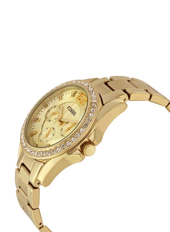 Women's Riley Multi-Function Analog Quartz Watch ES3203 - 37 mm - Gold