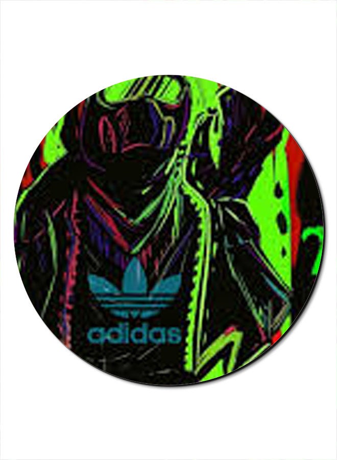 ثيودور لوحة ماوس مضادة للانزلاق بسطح أملس مزينة بطبعة متعدد الألوان - Image 1