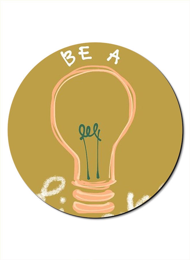 Theodor Smooth Surface Printed Anti-Slip Mousepad Beige - Image 1